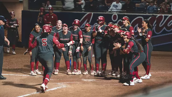 Ella Parker Home Run Celebration