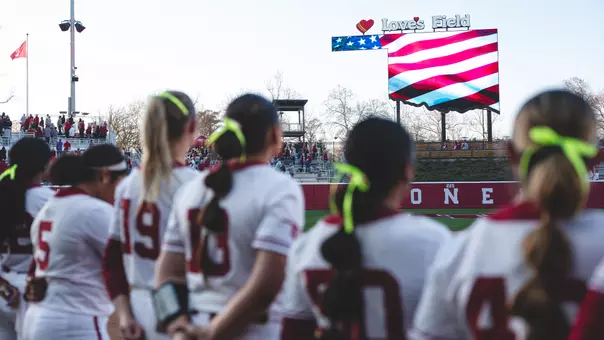 Love's Field national anthem shot