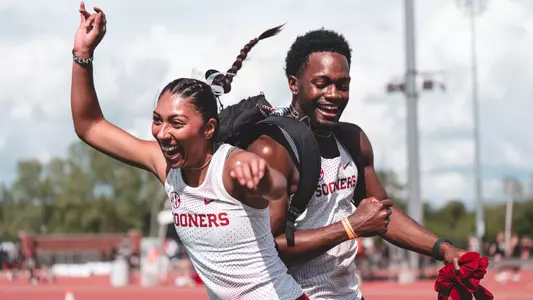 Kennedy Stringfellow and Chloe Rodriguez celebrate.