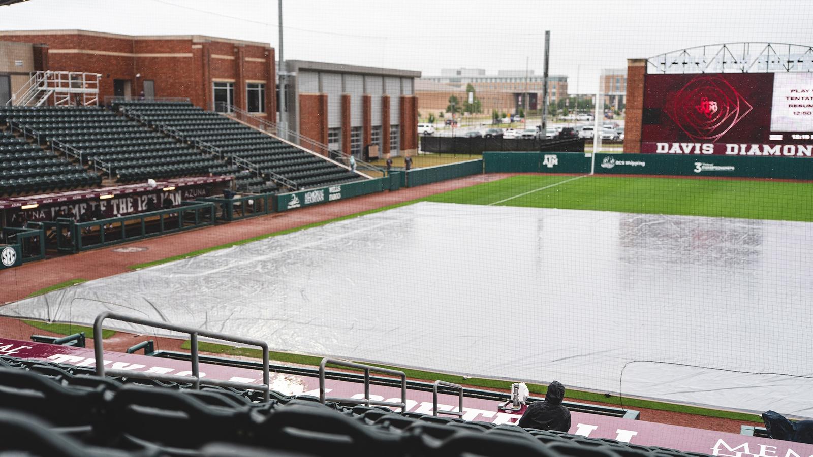 Weather Suspends No. 1 Oklahoma vs. No. 12 Texas A&M Softball Series Opener in Sixth Inning