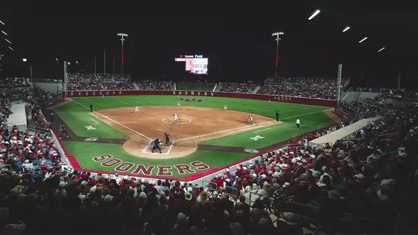 Wide shot of Love's Field during a game against Arkansas