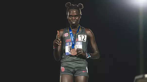 Cheruto Bronze at SEC Outdoors, Lead