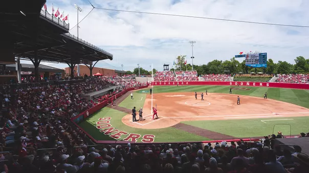 Wide shot of Love's Field from the first base concourse
