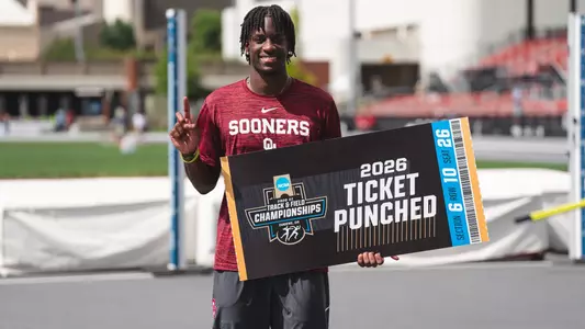 Kyren Washington punches his ticket to the 2026 NCAA Outdoor Championships.