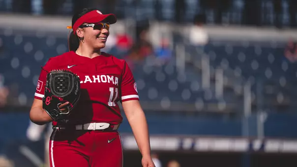 Kierston Deal smiling before the game against Arizona