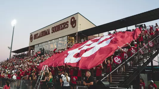Wide shot of the crowd at John Crain Field