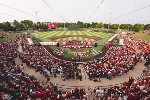 NORMAN, OK - June 24, 2026 - The 2026 National Champion Oklahoma Baseball team celebrated their magical postseason run with Sooner Nation at Kimrey Family Stadium in Norman, OK.