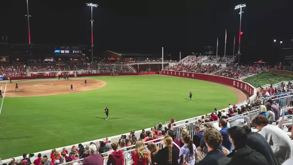Wide picture of Love's Field during a fall ball game
