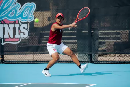 Asahi Harazaki During ITA All-American Championships