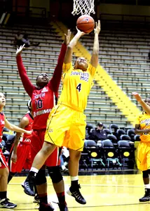 Tamara Jones snags the offensive rebound and puts it back for the game winner