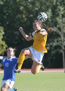 Ashley Johnson led the team in shots and shots on goal.