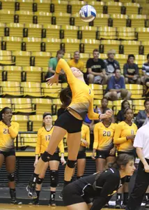 Stephany Purdue just missed a double-double with 12 kill and nine digs