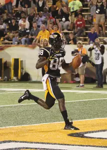 Michael Thomas scored his first TD as a Golden Eagle against Rice.