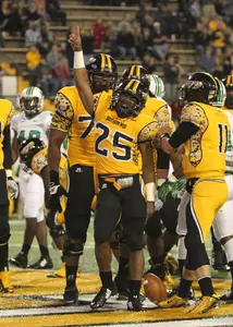 Ito Smith rushed for his first collegiate touchdown against No. 23 Marshall.