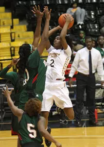 Lashyra Cotton came off the bench to score a team-best 14 point