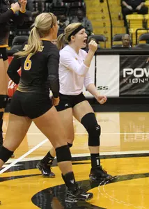 Golden Eagles battled FAU Sunday afternoon in C-USA volleyball