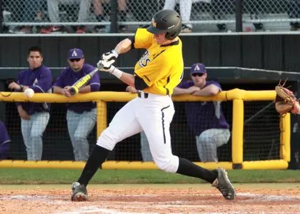 Connor Barron drove in two runs for the Golden Eagles against Troy.