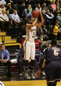 Aaron Brown led the Golden Eagles with 18 points on Thursday night.