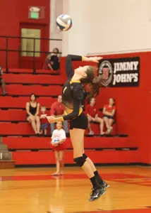 Stephany Purdue recorded a double-double with 17 kills and 11 digs