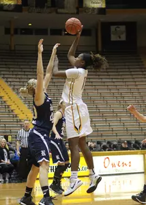 Voche' Martin tallied 10 points and a team-best eight rebounds