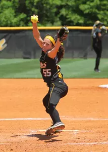 Shelbee Rodgers recorded a career-high 15 strikeouts in the win.