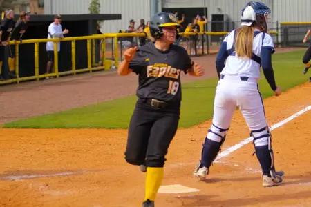 Morgan McKeever had multiple hits in both games.