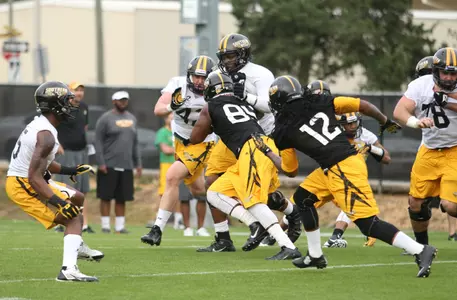 Spring Football Practice 2015