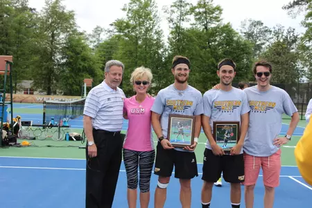 Seniors Alex Doleac and Brad Marriott
