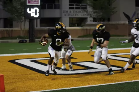 Deshadrick Truly had an interception and a forced fumble in the scrimmage.