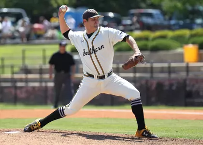 James McMahon limited the 49ers to one hit over six innings.