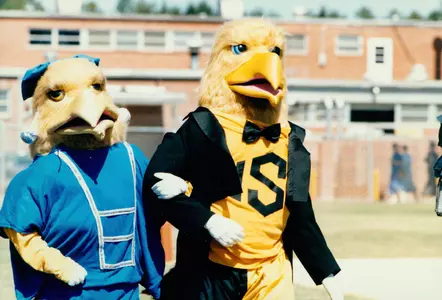 Photos from previous Homecoming events. (1988)