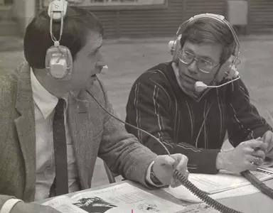 John cox and William Lewis doing men's basketball