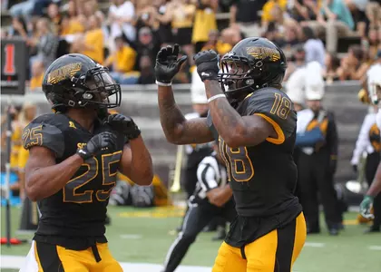 Ito Smith and Korey Robertson Celebrate versus Charlotte.
