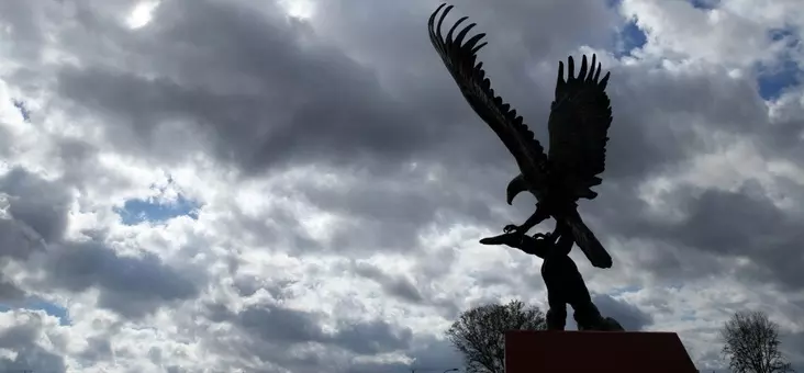 Eagle statue