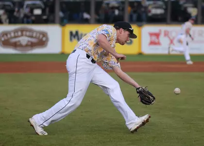 aseball vs Holy Cross game 2 of the double header.350 win for Coach Berry at USM.