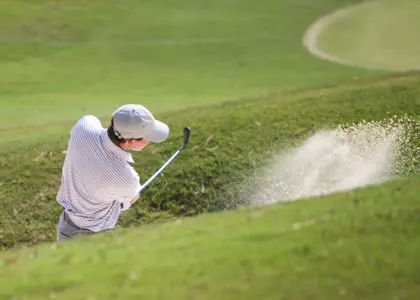 Golf Action at the Sam Hall Intercollegiate.