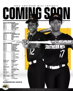 2022 Softball Schedule Graphic