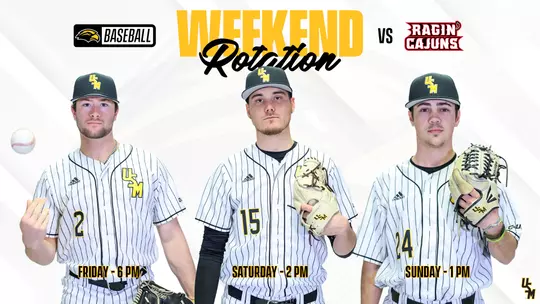 Weekend rotation graphic - Louisiana-Lafayette