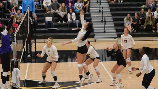 Volleyball action vs Georgia State