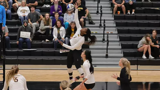 Volleyball action vs Georgia State