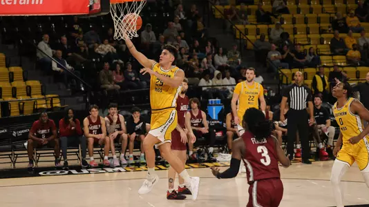 Men's Basketball action in a game between the Southern Miss Golden Eagles and the Mobile Rams. November 27, 2022 (Joe Harper/bgnphoto.com)