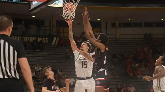 Men's Basketball action vs William Carey