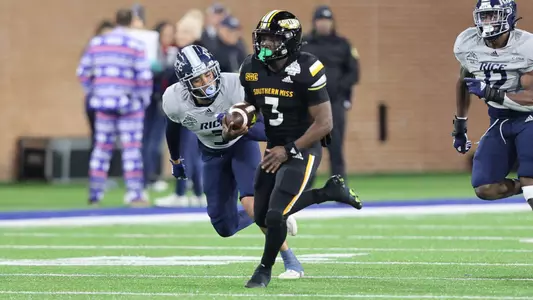 Southern Miss Football action in a game between the Southern Miss Golden Eagles and the Rice Owls in the Lending Tree Bowl.
Saturday, December 17, 2022. (Joe Harper/bgnphoto.com)