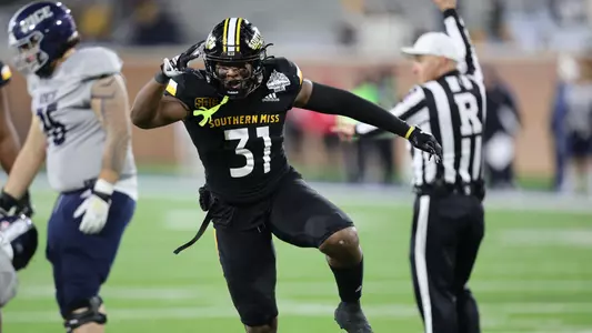 Southern Miss Football action in a game between the Southern Miss Golden Eagles and the Rice Owls in the Lending Tree Bowl.
Saturday, December 17, 2022. (Joe Harper/bgnphoto.com)