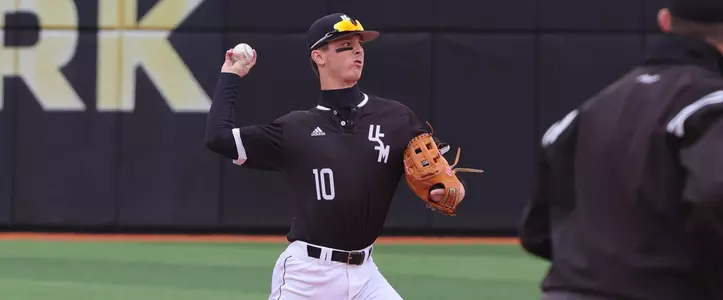 Southern Miss. infielder Dustin Dickerson (10) throws the ball to first in a game against Jacksonville State. Sunday Feb 27, 2022  (Photo by Joe Harper/BigGold Photography)