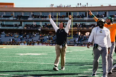 Will Hall Celebrated TD over ULM (2023).