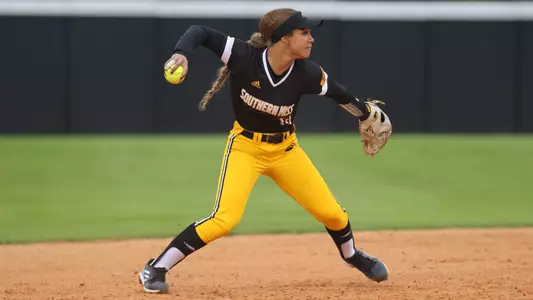Softball Action vs Seaton Hall
