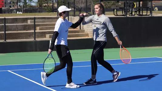 Women's Tennis Action vs Alcorn