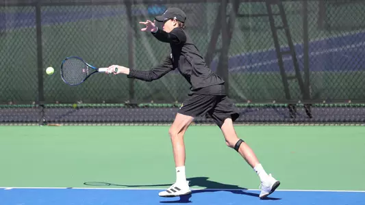 Men's Tennis Action vs Alcorn