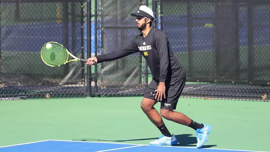Men's Tennis Action vs Alcorn